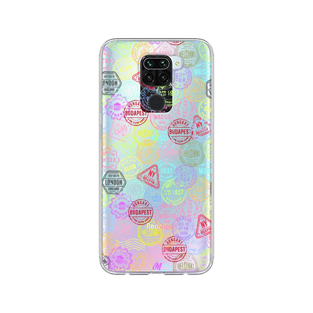 Case para Xiaomi redmi note 9 Sellos viajeros - Mandala Cases