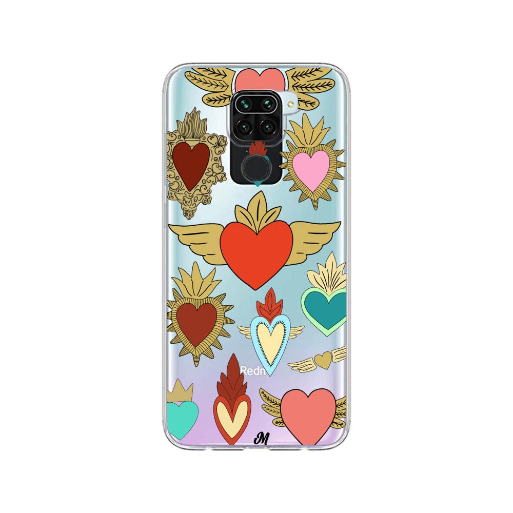 Case para Xiaomi redmi note 9 corazon angel - Mandala Cases