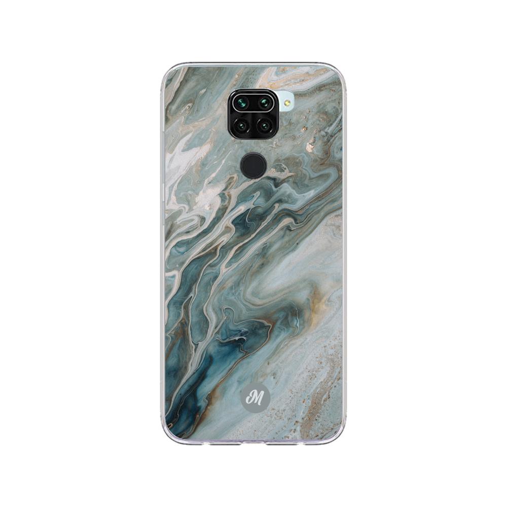 Cases para Xiaomi redmi note 9 liquid marble gray - Mandala Cases