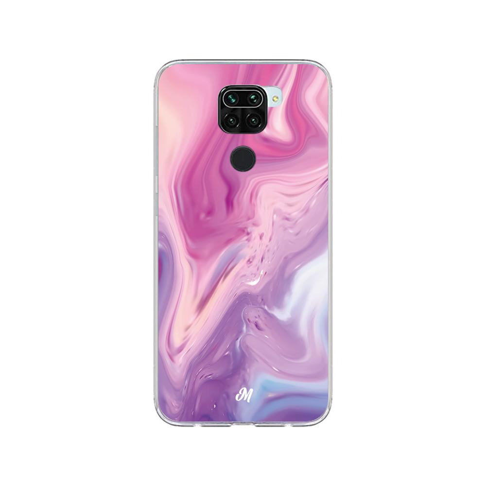 Cases para Xiaomi redmi note 9 Marmol liquido pink - Mandala Cases
