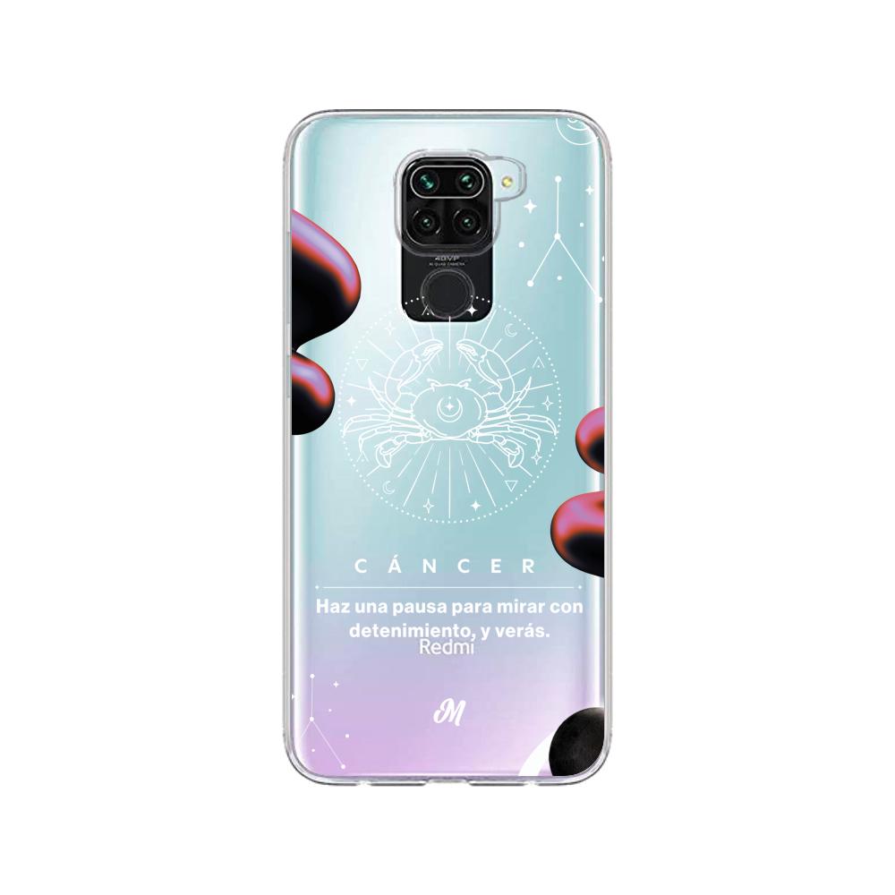 Cases para Xiaomi redmi note 9 CANCER 24 TRANSPARENTE - Mandala Cases