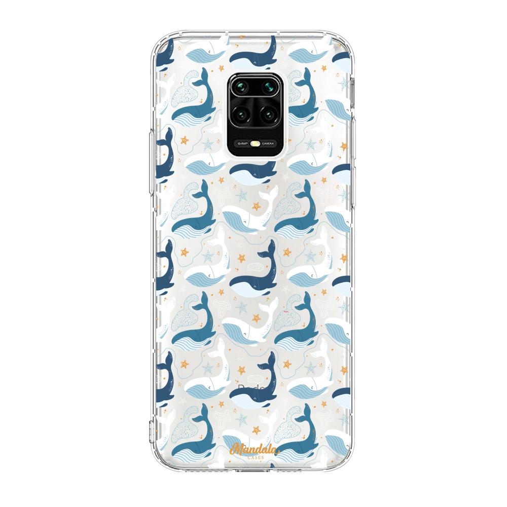 Case para Xiaomi redmi note 9s Funda Pequeñas Ballenas  - Mandala Cases