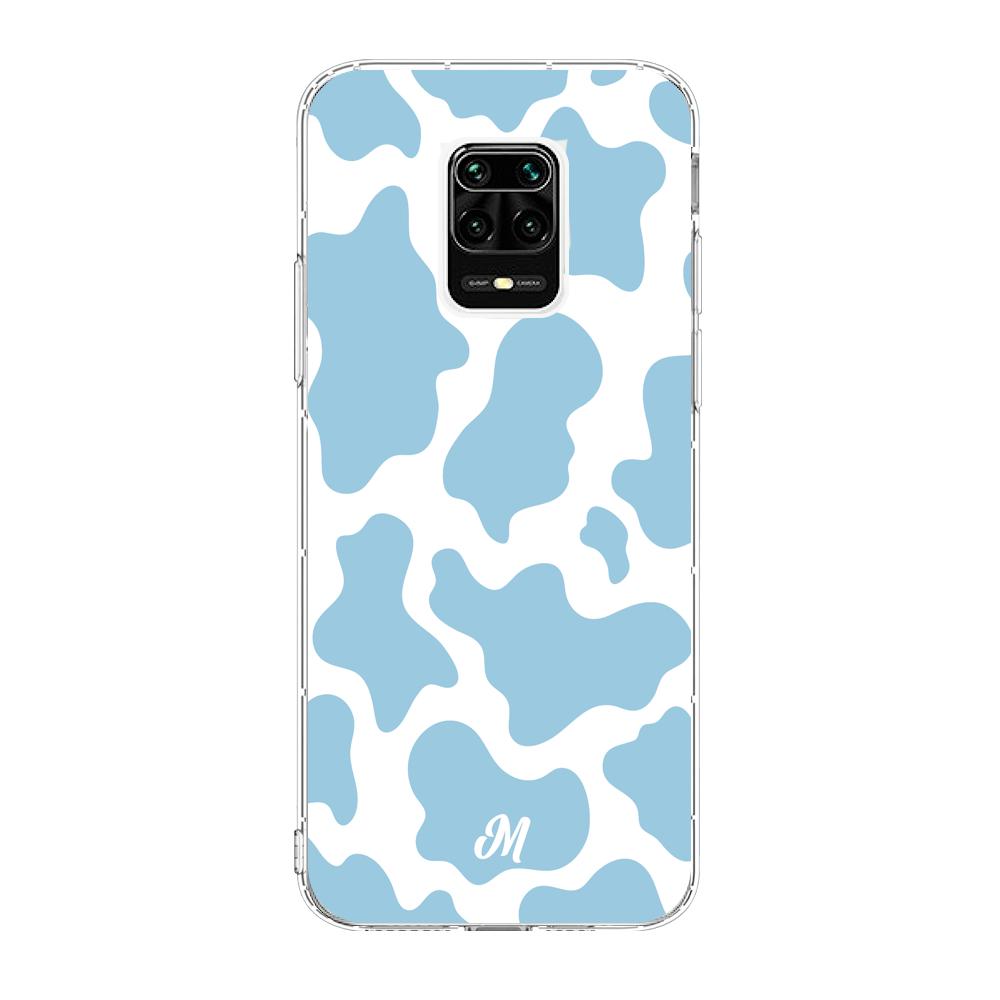 Case para Xiaomi redmi note 9s Funda Vaca Azu  - Mandala Cases