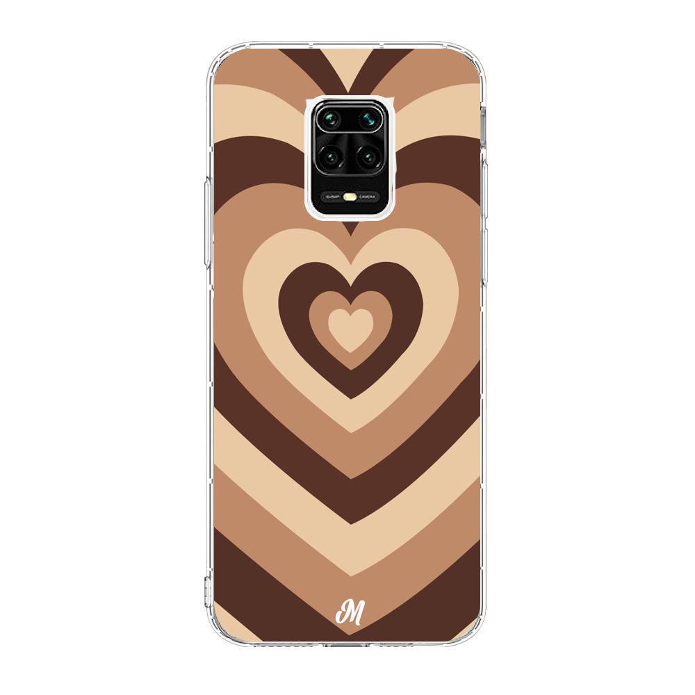 Case para Xiaomi redmi note 9s Corazón café - Mandala Cases