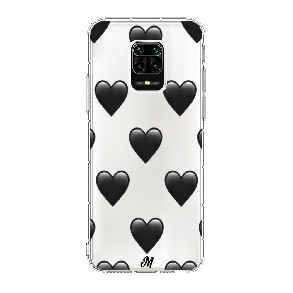 Case para Xiaomi redmi note 9s de Corazón Negro - Mandala Cases