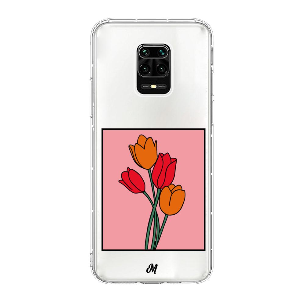 Case para Xiaomi redmi note 9s Tulipanes de amor - Mandala Cases