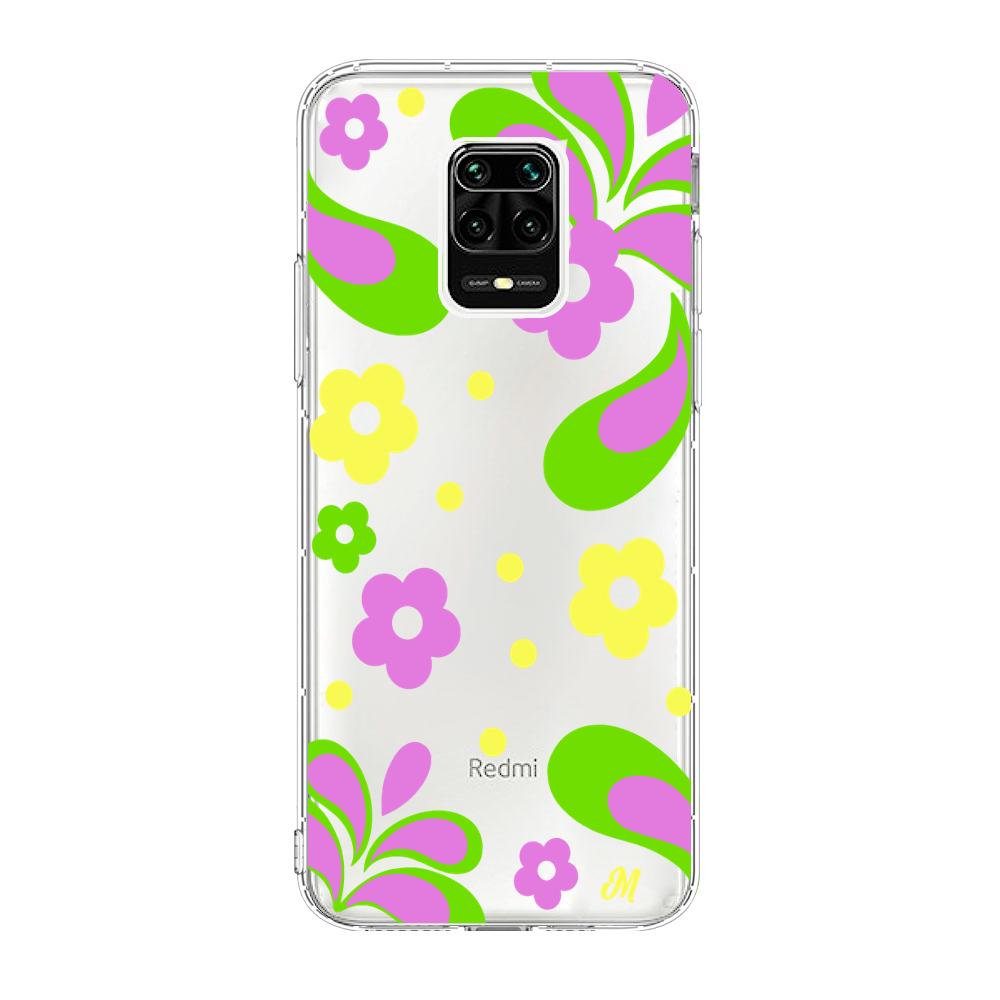 Case para Xiaomi redmi note 9s Flores moradas aesthetic - Mandala Cases