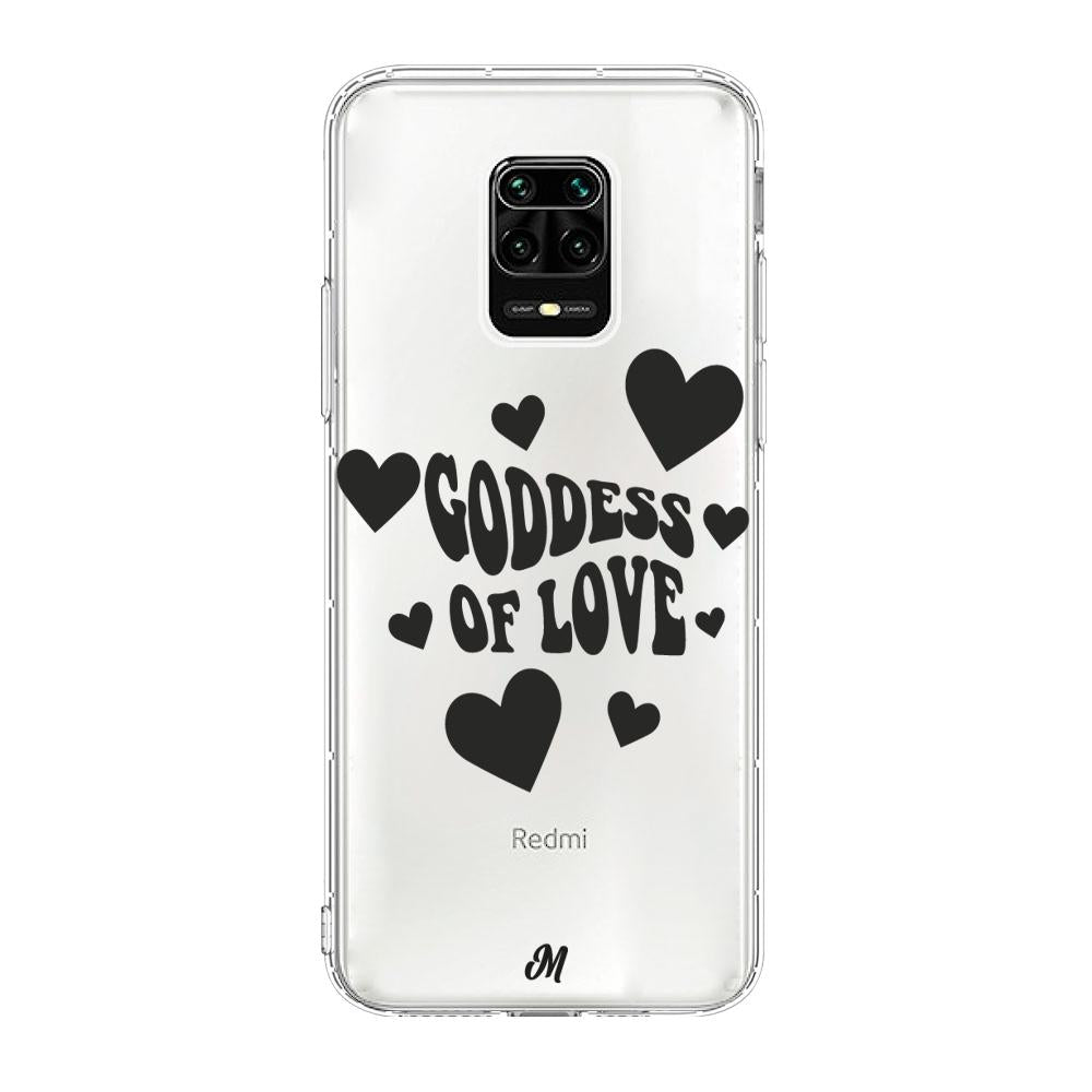 Case para Xiaomi redmi note 9s Goddess of love negro - Mandala Cases