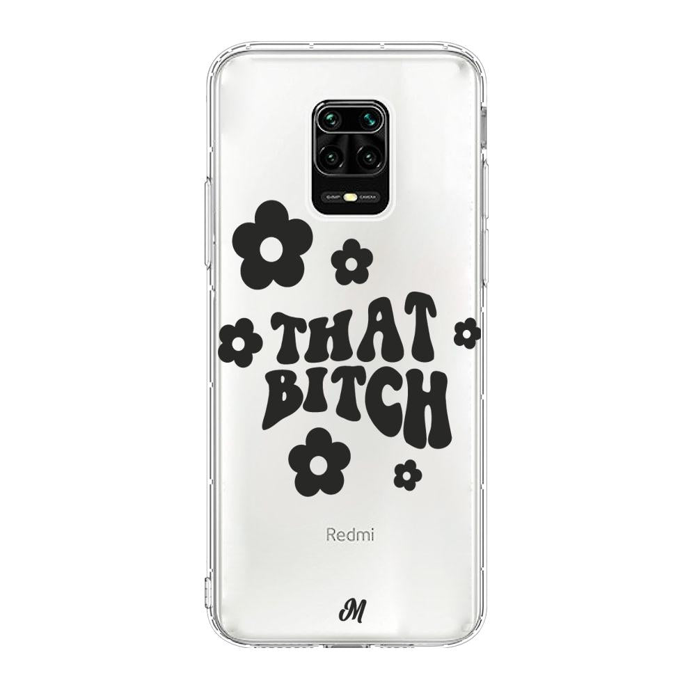 Case para Xiaomi redmi note 9s that bitch negro - Mandala Cases