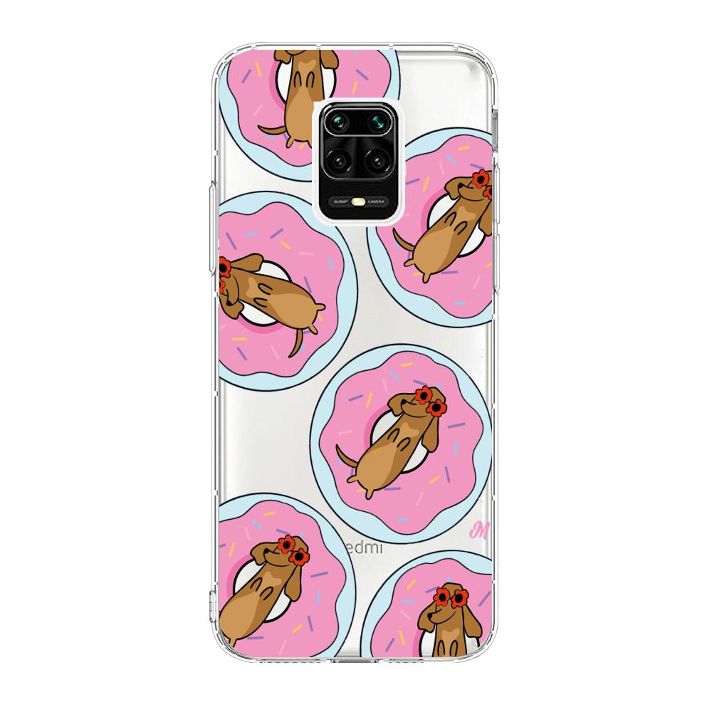 Case para Xiaomi redmi note 9s Perritos y Donas - Mandala Cases