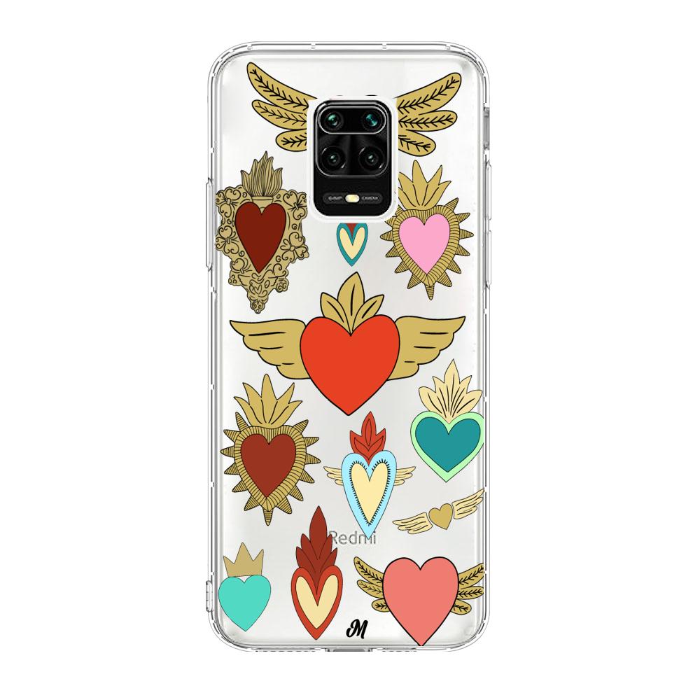 Case para Xiaomi redmi note 9s corazon angel - Mandala Cases