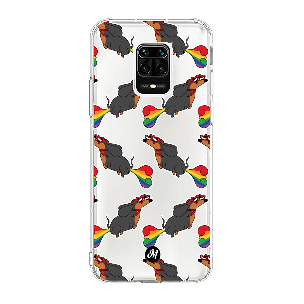 Cases para Xiaomi redmi note 9s PERRO ARCOÍRIS - Mandala Cases