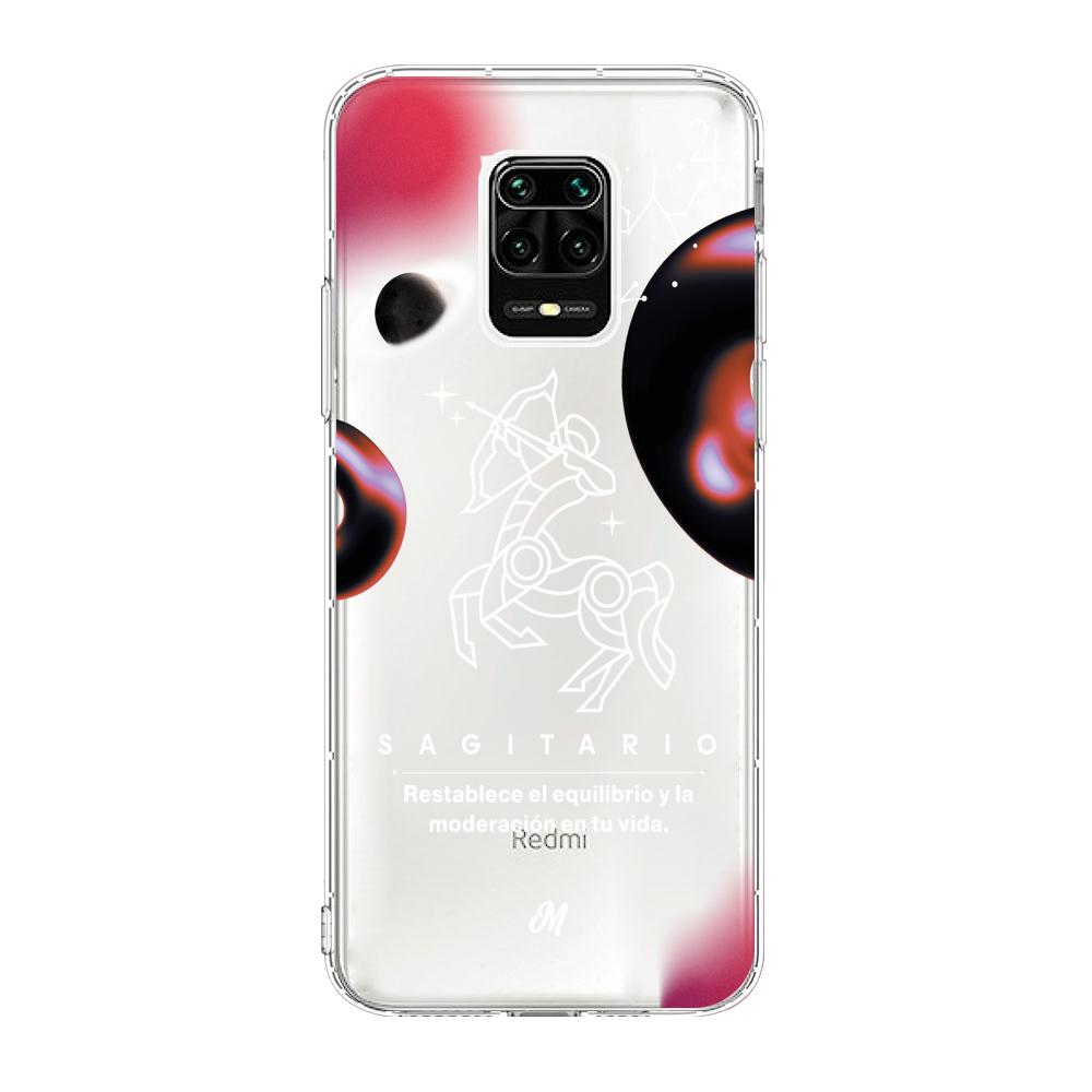 Cases para Xiaomi redmi note 9s SAGITARIO 24 TRANSPARENTE - Mandala Cases