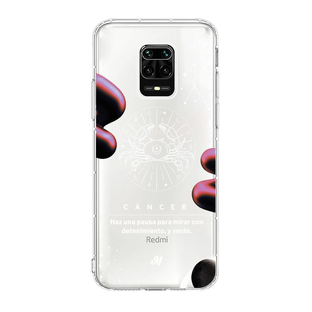 Cases para Xiaomi redmi note 9s CANCER 24 TRANSPARENTE - Mandala Cases