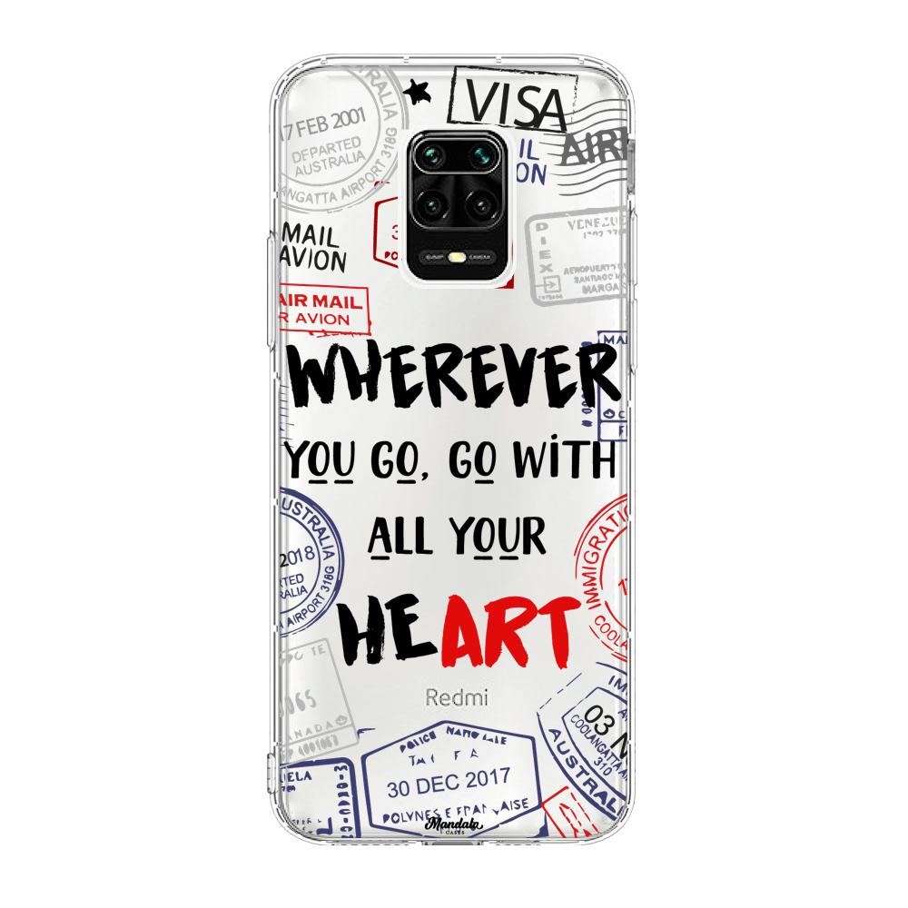 Case para Xiaomi redmi note 9s Go With Your Heart - Mandala Cases